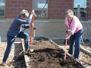 Digging in Compost Digging in Compost