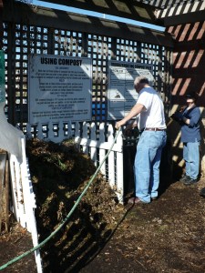 april-14-022 Watering the compost will help break down the materials more quickly.