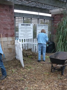 Digging out the pile