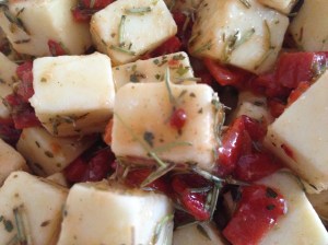 marinated cheese photo