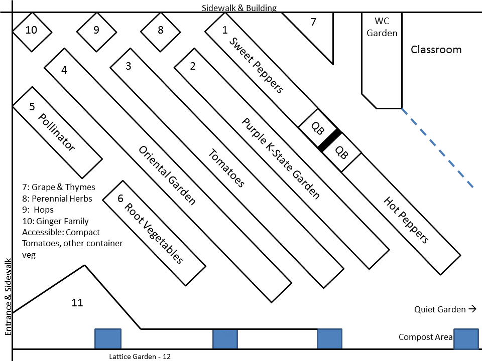 2016 Garden Map